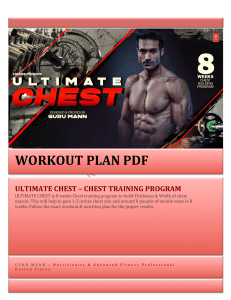 ULTIMATE CHEST Workout Plan by Guru Mann