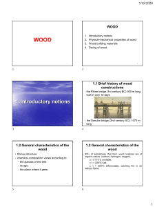 Wood Properties & Building Materials Presentation