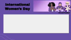 International  Women’s Day