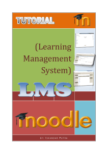 Tutorial Moodle buatan sendiri