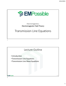 Lecture-Transmission-Line-Equations