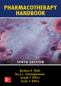 Pharmacotherapy Handbook, 10th Edition