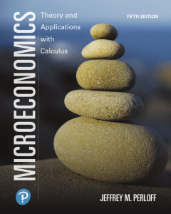 Jeffrey M. Perloff - Microeconomics   theory and applications with calculus (2020)