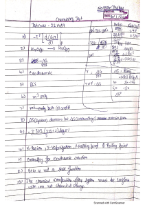 Naman chemistry test