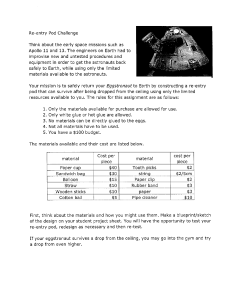 eggstonaut challenge