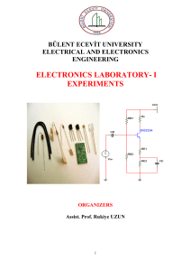 Electronics Lab Manual: Diodes, Transistors, JFETs