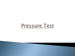 Pressure Test