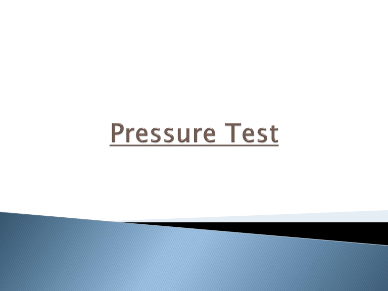 pressure-test