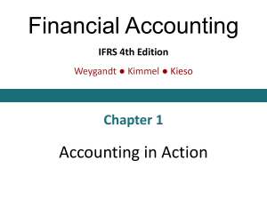 Financial Accounting IFRS 4e - Chap 1 