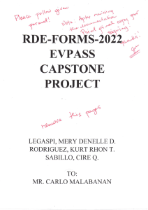 EVPASS Capstone Project Document - RDE-FORMS-2022