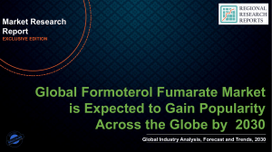 Formoterol Fumarate Market is Expected to Gain Popularity Across the Globe by 2030