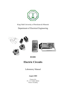 EE201 Lab Manual