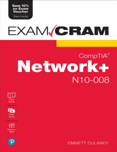 CompTIA Network+ N10-008 Exam Cram Book