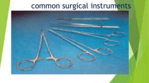 common surgical instruments