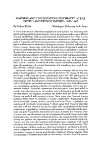 ( 35 2) (Journal of Social History) Richard Keller - Madness and Colonization Psychiatry in the British and French Empires, 1800-1962-Peter N. Stearns (2001)