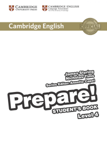 Prepare 4 Students Book 2015