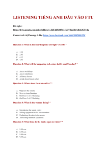 LISTENING - TADV MOCK TEST 