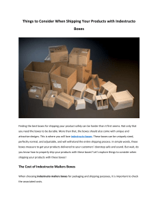 Things to Consider When Shipping Your Products with Indestructo Boxes (1)
