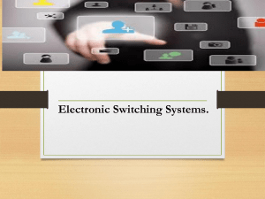 Electronic Switching 1