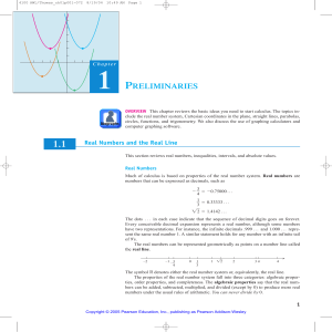 - Thomas Calculus 11th edition