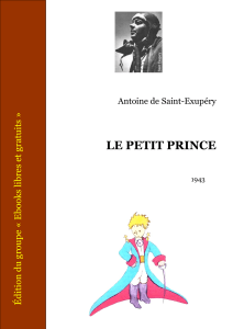 Le Petit Prince - Antoine de Saint-Éxupéry pdf