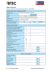 SIS assignment