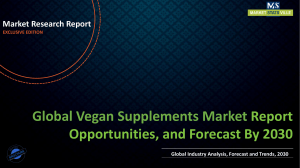 Vegan Supplements Market to be worth US$ 14,635.5 million by 2030