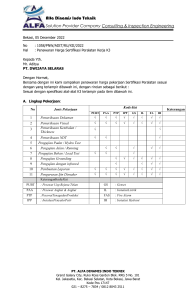 1058 - PT. Dwijaya Selaras - Surat Penawaran Harga Uji Riksa Alat Sertifikasi DISNAKER