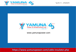 Power Cable Insulator Manufacturer