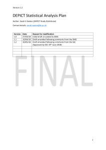 Statistical Analysis Plan v1.2 FINAL