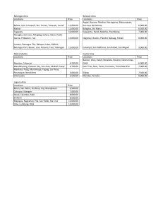 Delivery area quoted pricing