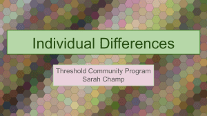  DIR  Individual Differences Part 1 F22