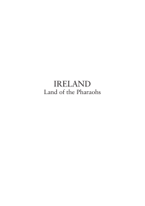 IRELAND. Land of the Pharaohs