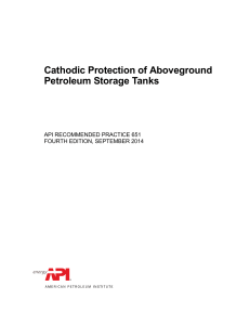 Api-Rp-651-4Th-Ed-Sept-2014-Cathodic-Protection-Of-Aboveground-Petroleum-Storage-Tanks-Apiasme-Practice-Test
