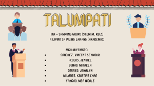 10 - TALUMPATI