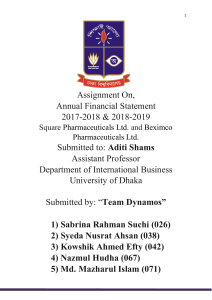 Accounting Assignment by Dynamos