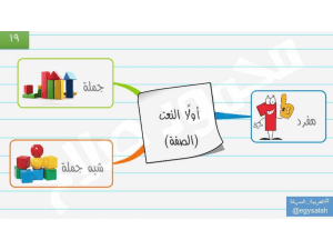 التوابع في اللغة العربية ppt