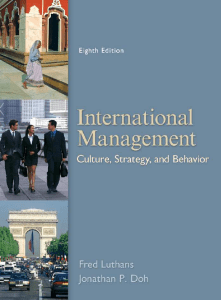 international management culture strategy