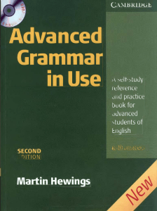 Advanced Grammar in Use 2nd Edition