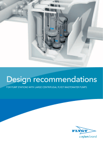 Design recommendations for pump stations with large centrifugal pumps