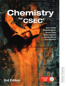 Chemistry for CSEC by Anne Tindale, Elizabeth Ritchie, Dianne Luttig, Sarah Chapman, Jennifer Murray, Anna Bowman (z-lib.org)