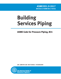 ASME B31.9-2017 Building Services Piping