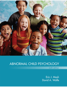 Abnormal Child Psychology 