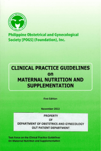 pdfcoffee.com cpg-on-maternal-nutrition-and-supplementation-2013-pdf-free