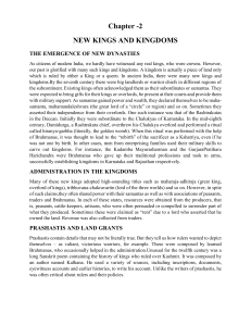 class 7 HISTORY  CHAPTER 2-NEW KINGS AND KINGDOMS