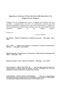 Signals & Systems #Tata McGraw-Hill Education #A Nagoor Kani, Nagoor ( PDFDrive )