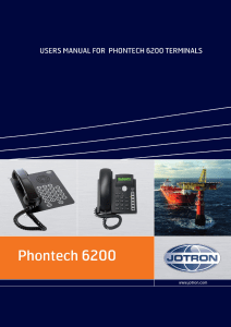 User Manual Phontech 6200 Rev. A