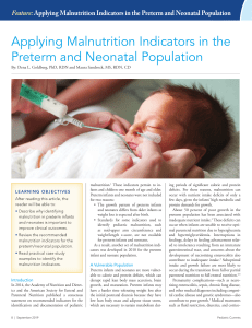 Pediatric Currents - Apply Malnutrition Indicators FINAL PDF