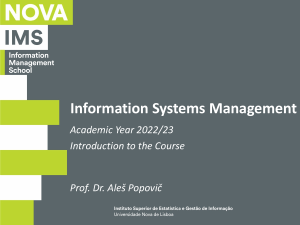 ISM 2223-0-Course Introduction