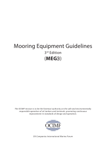 OCIMF Mooring Guidelines 3rd ed